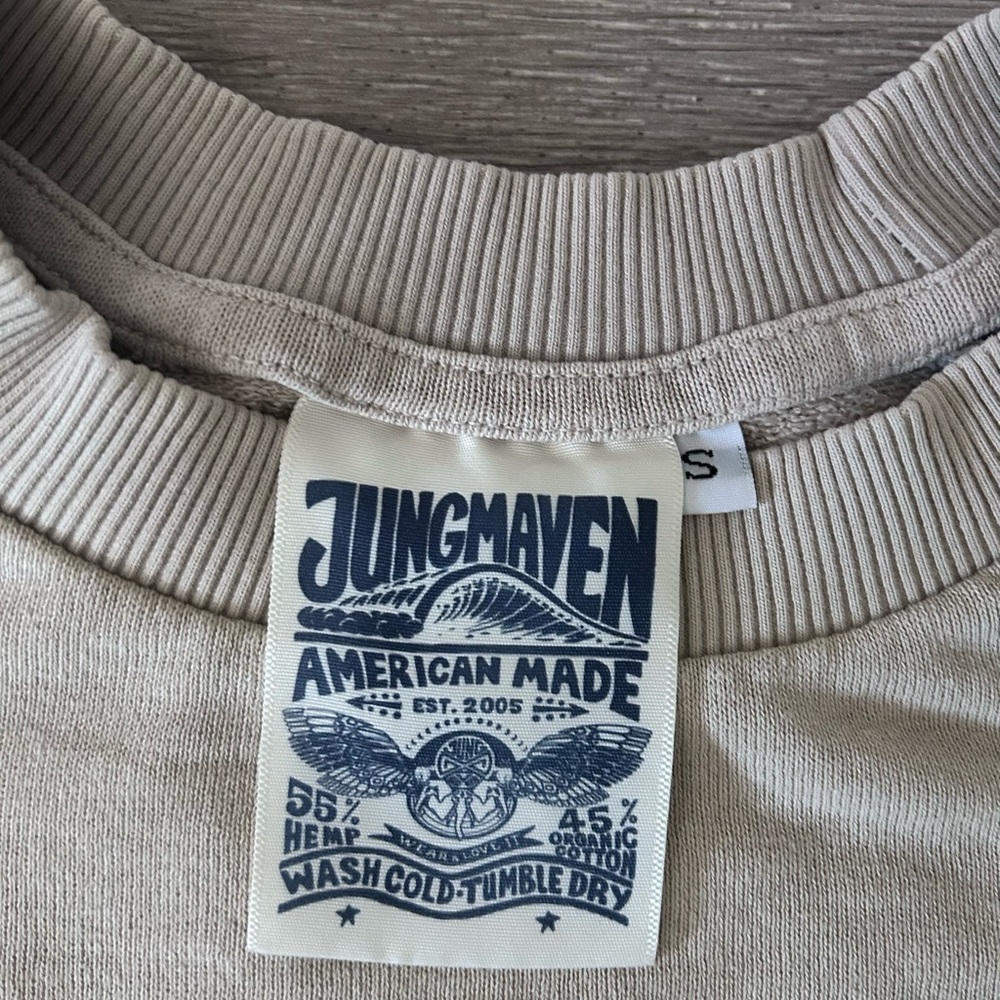 Jungmaven raglan crewneck sweatshirt
